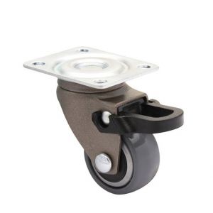 Soft Grey Furniture Castor 25mm Swivel Braked 3C-Series