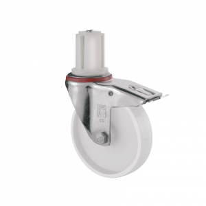 125mm Scaffold Castor with Brake Nylon Wheel 