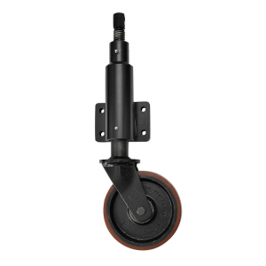 Heavy Duty Jacking Castor Swivel Polyurethane Wheel 160mm 750kg Load 