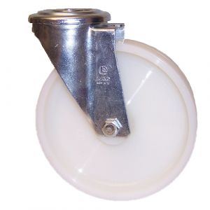 LAG 175mm Swivel Bolt Hole Castor Nylon Wheel