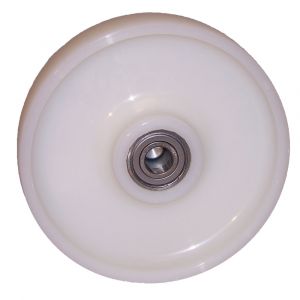 LAG White Nylon Wheel 300mm with Stainless Steel Ball Bearings
