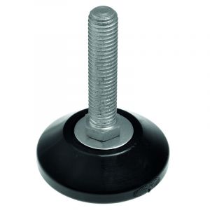 M10 Non Tilting Adjustable Feet 47.5mm Concave Base Thread M10 X 100mm 750kg