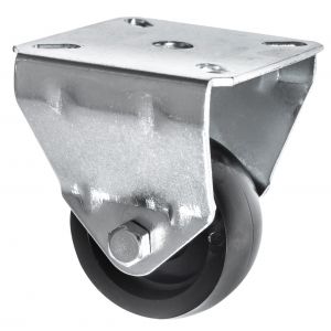 100mm Fixed Castor with Plastic Wheel 