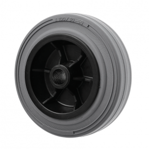 125mm Non Marking Grey Rubber Wheel Medium Duty