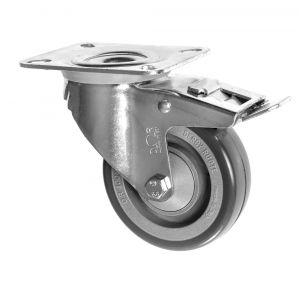 Electro Conductive Castors 200mm Polyurethane Wheel and Brake
