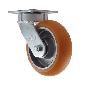 CC Apex Swivel Castor with Kingpinless Top Plate and Extended Lead