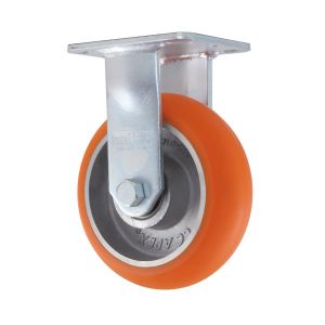 Fixed Ergonomic Wheels Apex Caster Top Plate Fitting Ross Handling