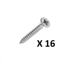 No.8 x 3/4" Counter Sunk Screw - 16 Pack 