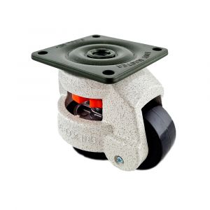Footmaster Castors 120-132mm 375kg Load Capacity Plate Fitting 1