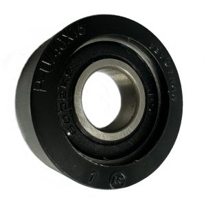 Nylon Guide Roller 40mm Diameter 15mm Ball Bearing