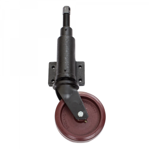 200mm Heavy Duty Jacking Castor with Polyurethane Wheel 1000kg Load 