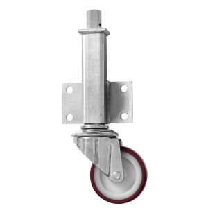 JA 160mm Medium Duty Jacking Castor Polyurethane Wheel 200kg Load