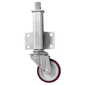 Medium Duty Jacking Castor Polyurethane Wheel 150kg Load