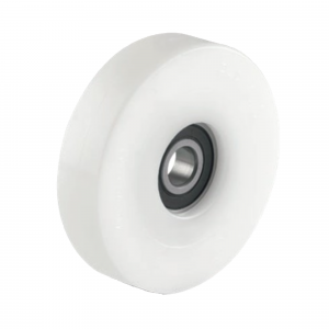 Nylon Guide Roller 50mm Diameter 10mm Ball Bearing
