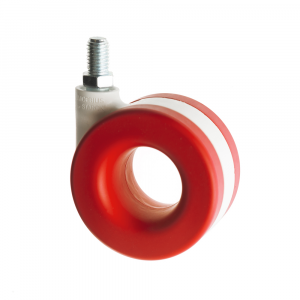 65mm Moebius Red Modern Furniture Castor M10 x 15mm