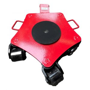 Rotating Industrial Machine Moving Skates 4 Tonne with Rubber Plate