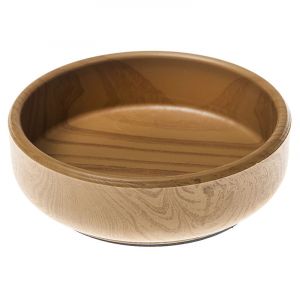 Plastic Non Slip Castor Cups Wood Effect 60mm Set of 4 