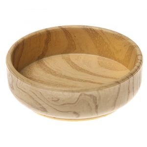 Plastic Non Slip Castor Cups Light Wood Effect 60mm Set of 4 