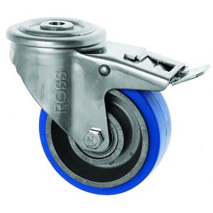 100mm Stainless Steel Castor with Brake High Temperature Wheel