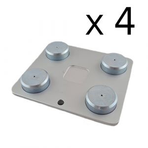 Silver Streak 4 Pack Heavy Equipment Mover 3600kg Load 1