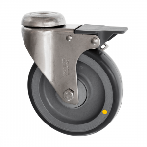 125mm Bolt Hole Fitting Swivel Castors