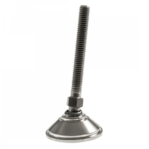 Stainless Steel Adjustable Feet 38mm Dia. M10 x 75mm 
