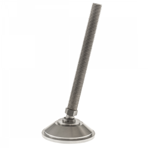 Stainless Steel Leveling Feet 100mm Dia.M24 x 200mm 