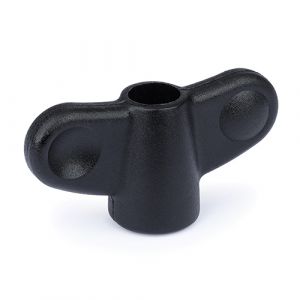 Butterfly Through Thread Wing Knob M5 x 32mm Diameter