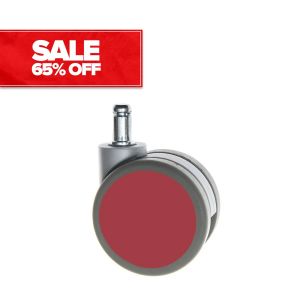 Twin Wheel Furniture Castors Red