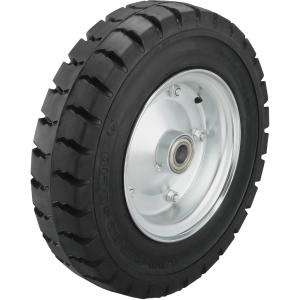 405mm Heavy Duty Super-Elastic Solid Rubber Wheel 25mm Bore 950kg