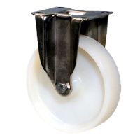 INOX40 White Nylon Fixed Castors