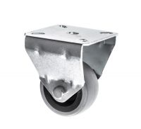 Fixed Castors Non Marking Rubber Wheel