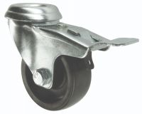 Loackable Bolt Hole Castor with Plastic Wheel 