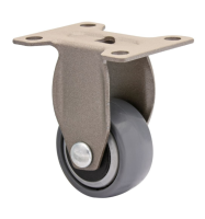 Grey Designer Soft Running Castors Fixed