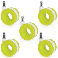 Moebius Green Office Chair Castors Set of 5