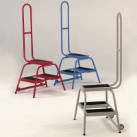 Mobile Safety Steps Ribbed Rubber Tread