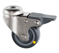 Stainless Steel Braked Castors