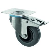 Stainless Steel Braked Castors