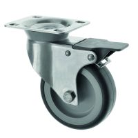 Stainless Steel Braked Castors