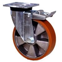 LAG Extra Heavy Duty Braked Castors Aluminium TAU Series