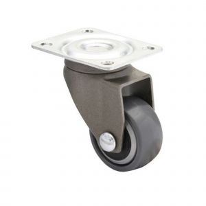 Furniture Castors 25mm Soft Grey Swivel 3C-Series 