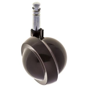 50mm Dark Brown Kenrick Shepherd Casters with Peg & Socket