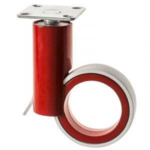 65mm Red Modern Design Castor Wheel with Brake