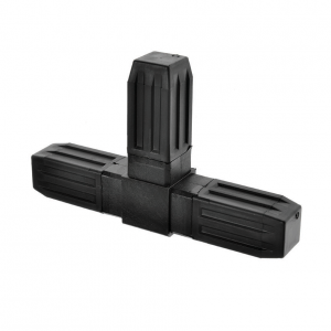 25mm Flat Heavy Duty Square Tube Connectors 3 Way