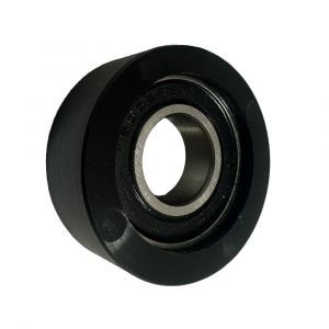 Polyurethane Guide Roller 40mm Diameter 15mm Ball Bearing