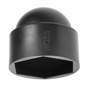 M8 Bolt and Nut Protection Caps Black Polyethylene