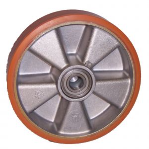 Heavy Duty 200mm Polyurethane Wheels with Aluminium Center 800kg