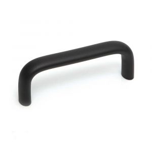 Black Aluminium Bridge Handle 63mm with M5 Thread