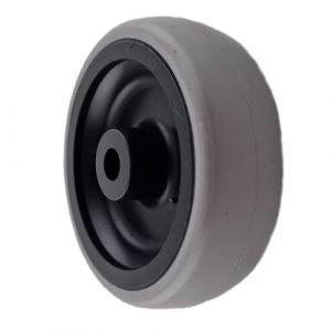 75mm Light Duty Grey Rubber Wheel