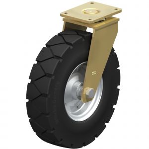 Heavy Duty Swivel Castor with Super Elastic Wheels 455mm Diameter